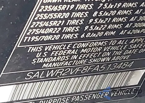 2015 Land Rover Range Rover Sport 3.0L V6 Supercharged Hse z USA, uszkodzony, nr VIN SALWR2VF8FA513484